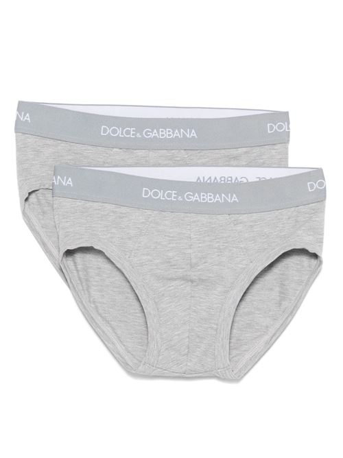 Slip intimo bambino Dolce e Gabbana bipack grigio Dolce & Gabbana Kids | L4J700ON00GS8290